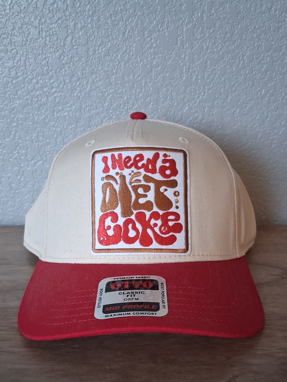 0OTTO I Need A Diet Coke Mid-Profile Baseball Cap